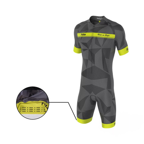 Mens Classic Cycling Skinsuit Stylish Padded One Piece Cycling Tri Suit Set uk - Picture 5 of 8