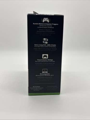 Power A Xbox Series X, Series S and Xbox One Wired Controller, Color Black New - Picture 2 of 6