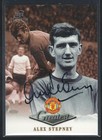 FUTERA 1999 - ALEX STEPNEY - MANCHESTER UNITED -HAND SIGNED GREATEST CARD