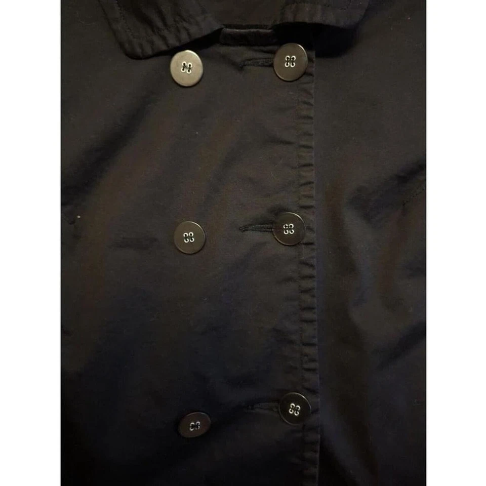 Daisy Fuentes Blazer Women’s Size L Black Cropped 3/4 Sleeves Office Casual - Image 4 of 4