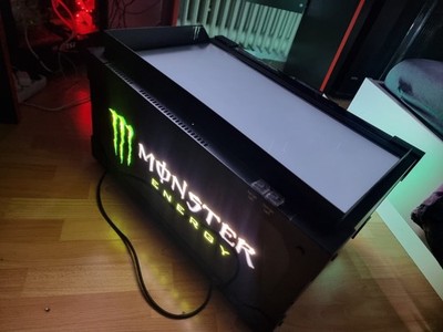 Verkaufe einen originalen Monster Energy Getränkekühlschrank in gutem gebrauchte