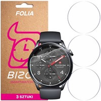 3X Schutzfolie FüR Xiaomi Watch S5 Bizon Displayschutzfolie Folie Film