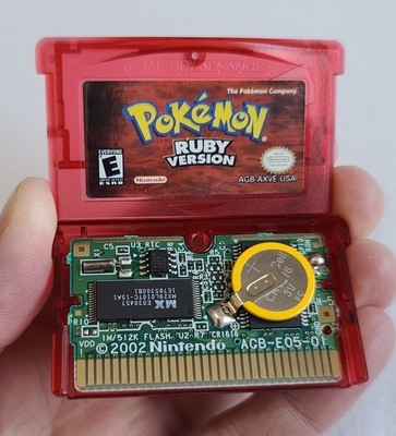 Pokemon Rubin Nintendo Game Boy Advance NTSC USA sehr guter Zustand Original neue Batterie NDS GBA