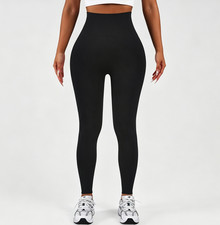 Women's High Waisted Leggings Tummy Control Yoga Pants Soft Stretch Workout Gym