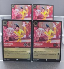 Disney Lorcana Powerline - Taking the Stage 109/204 Fabled Common Foil 4 Cards