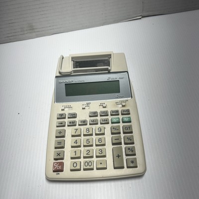 Sharp EL-1750p Portable 12-Digit Serial Printing Calculator Multiple Colors