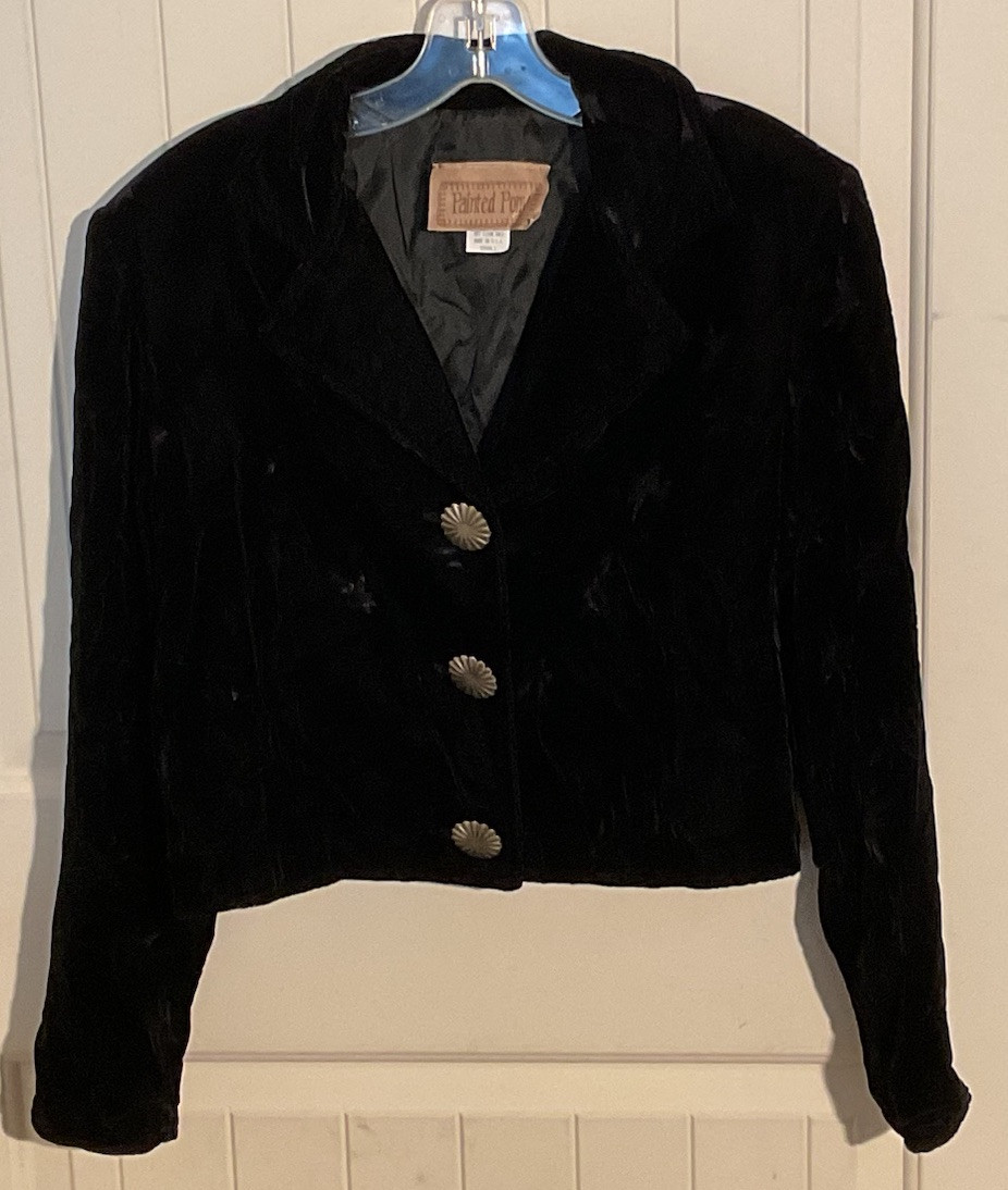 Giacca donna pony dipinta taglia S