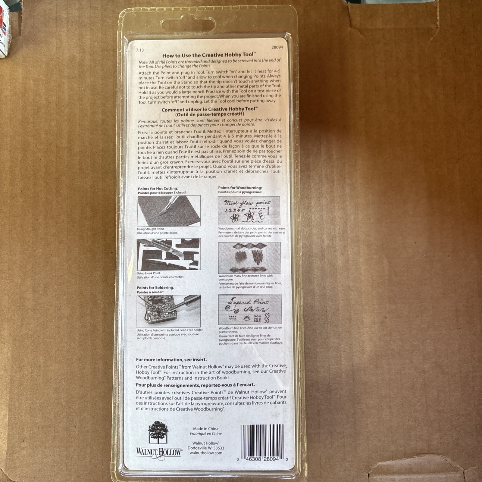 Walnut Hollow Creative Hobby Tool 28094 wood burner