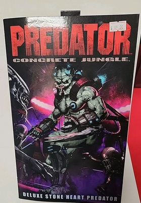 #ad NECA Predator Concrete Deluxe Stone Heart Predator Action Figure Sealed $49.99