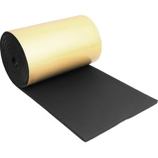 Foam Rubber Sheet with Adhesive, 12 X 118 X 1/8 Inch Closed Cell Insulation Neop