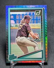 Boston Bateman Liberty Foil Rated Prospect Rookie 2025 Donruss Card #118 Padres