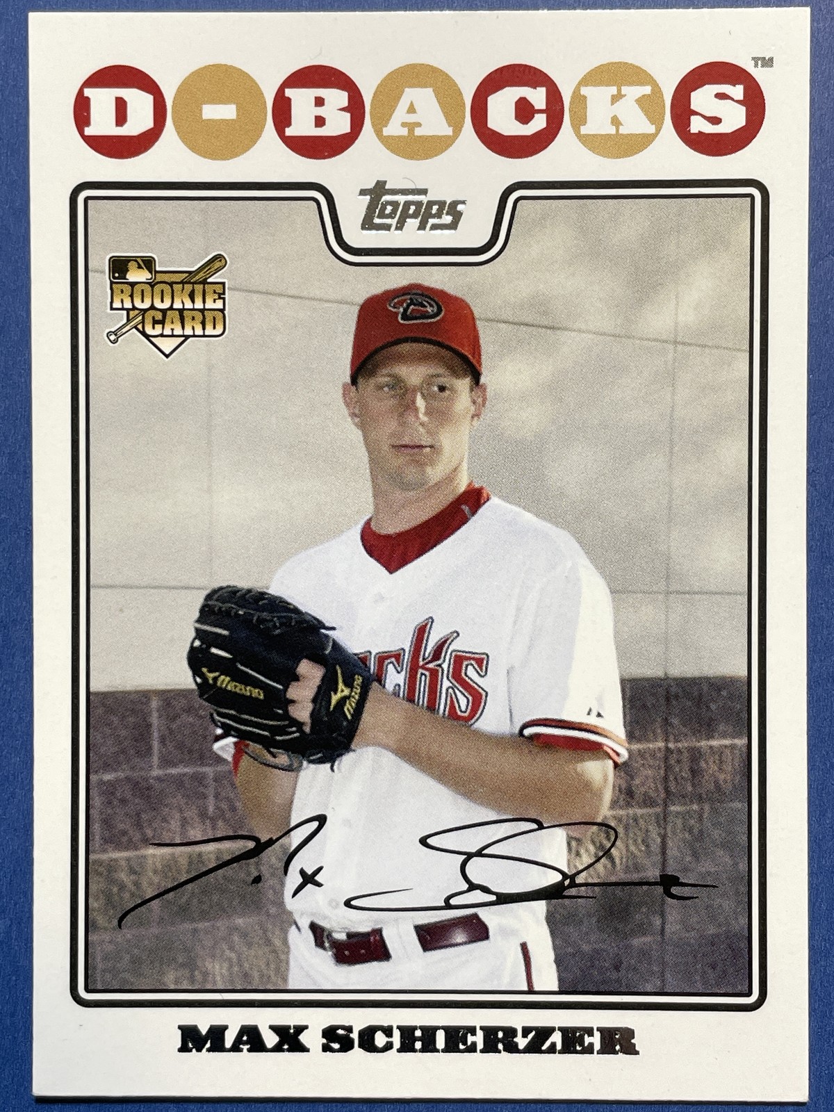 2008 Topps Update #UH280 Max Scherzer RC Arizona Diamondbacks