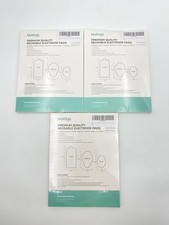 Nursal Premium Quality Reusable Electrode Pads 10 Pairs in 3 Sizes / New
