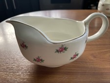 Pountney’s Of Bristol Rose Motif Gravy Jug Marked 3/56