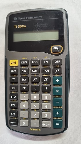 Texas Instruments TI-30XA 1-Line 10-Digit Display Solar Scientific Calculator - Picture 4 of 4