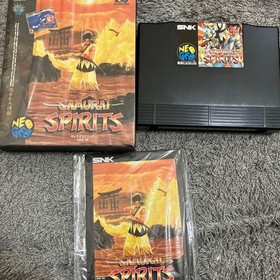 SNK Neo Geo Neogeo AES ROM Console System with 4Games Tested Used