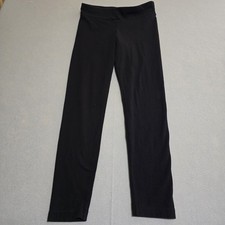 Time and True Women's Black Capri Leggings Size Small Mid Rise Stretch Cotton