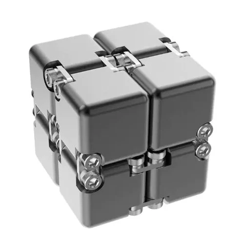 Metal Infinity Cube Stress Relief Toy - Picture 5 of 20
