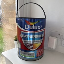 Dulux Weathershield Concrete Grey Masonry Paint, 5L