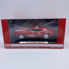 1971 FORD MUSTANG SPORTSROOF RED "COCA-COLA" 1/24 MOTOR CITY CLASSICS 424071