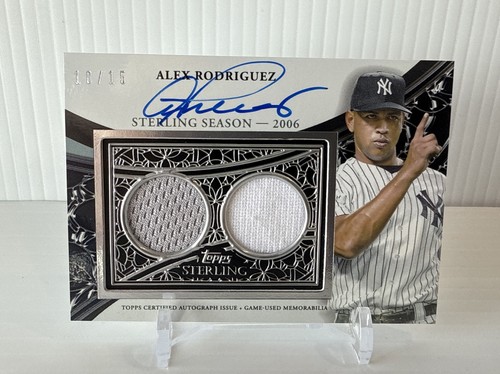 2023 Topps Sterling Swings Dual Jersey Auto 10/15 Yankees