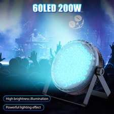 60LED 180W RGBW Par Light Stage Wash Lighting For KTV Party Disco Rainbow Effect