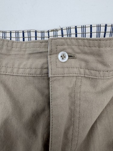 Vintage Bugle Boy Pleated Shorts Baggy 34 Beige Khaki Chino Casual Slacks 90s . - Picture 3 of 15