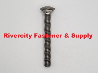 7/16-14x3 Stainless Carriage Bolts 7/16x14 x 3'' Screws 7/16-14 x 3