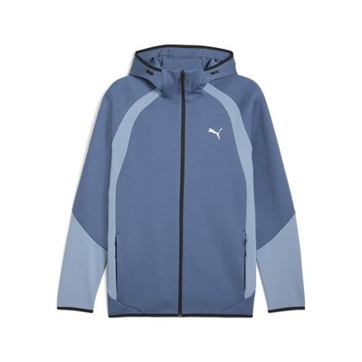 PUMA Evostripe Full Zip Hoodie Mens Blue Casual Athletic Outerwear 68823180
