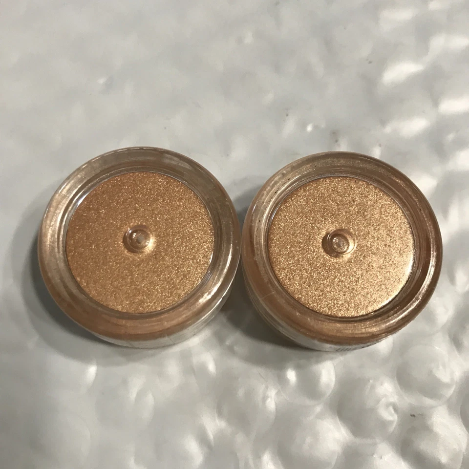 2 Jar Lot BON BONS By Bari Eye Shadow Loose Powder 051 GOLD-ish sealed NWOB - Image 3 of 4