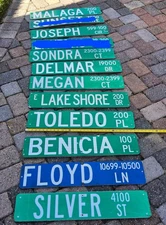30 inch Street name signs pICK ONE. Approximately 30 inch in length