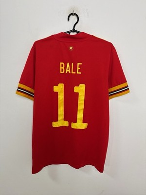 WALES NATIONALMANNSCHAFT 2020/2021 HEIM FUSSBALLTRIKOT #11 BALE ADIDAS GRÖSSE L ERWACHSENE