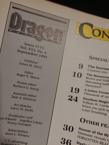 Dragon Magazine Issue Number 173 September 1991 Dark Sun Athas Focused Issue - Picture 6 of 9