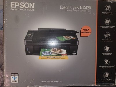 Epson Stylus NX420 All-in-One Inkjet Printer, Scanner, Copier