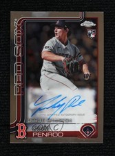 2025 Topps Chrome Update Rookie Debut Auto Zach Penrod #CRDA-ZP Auto 1gd8