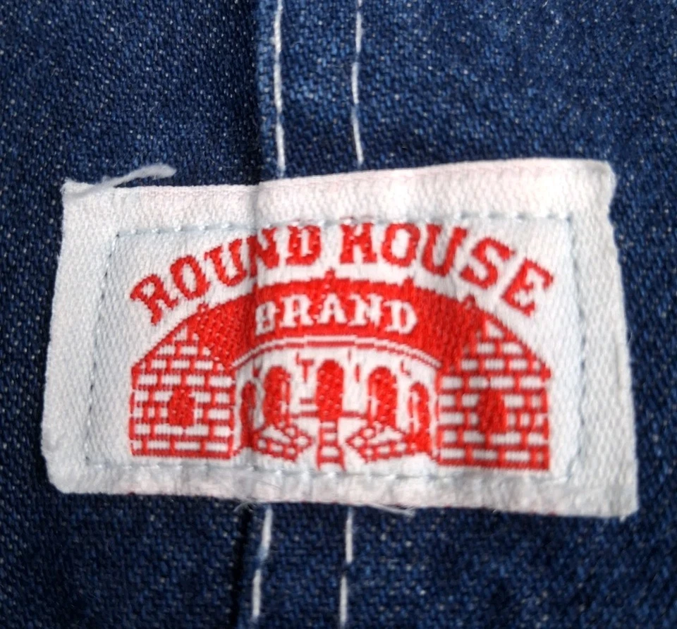 Mono con tirantes vintage redondo para hombre 36x30 carpintero granjero ropa de trabajo hecho en EE. UU.  Foto 2 de 4