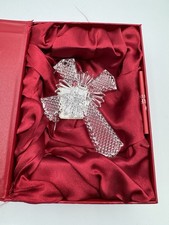 Waterford Crystal 2014 Annual Cross Ornament with enhancer in Box holiday decor