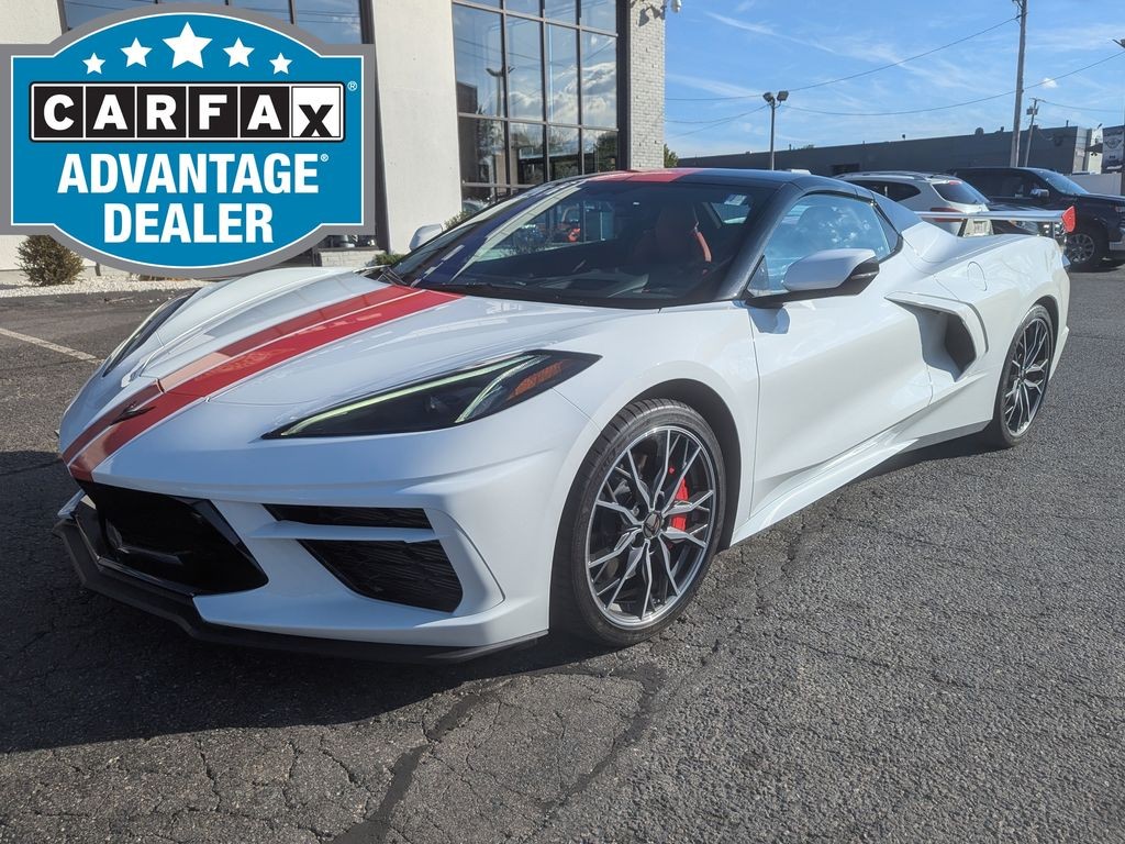 2023 Arctic White Chevrolet Corvette   | C8 Corvette Photo 2