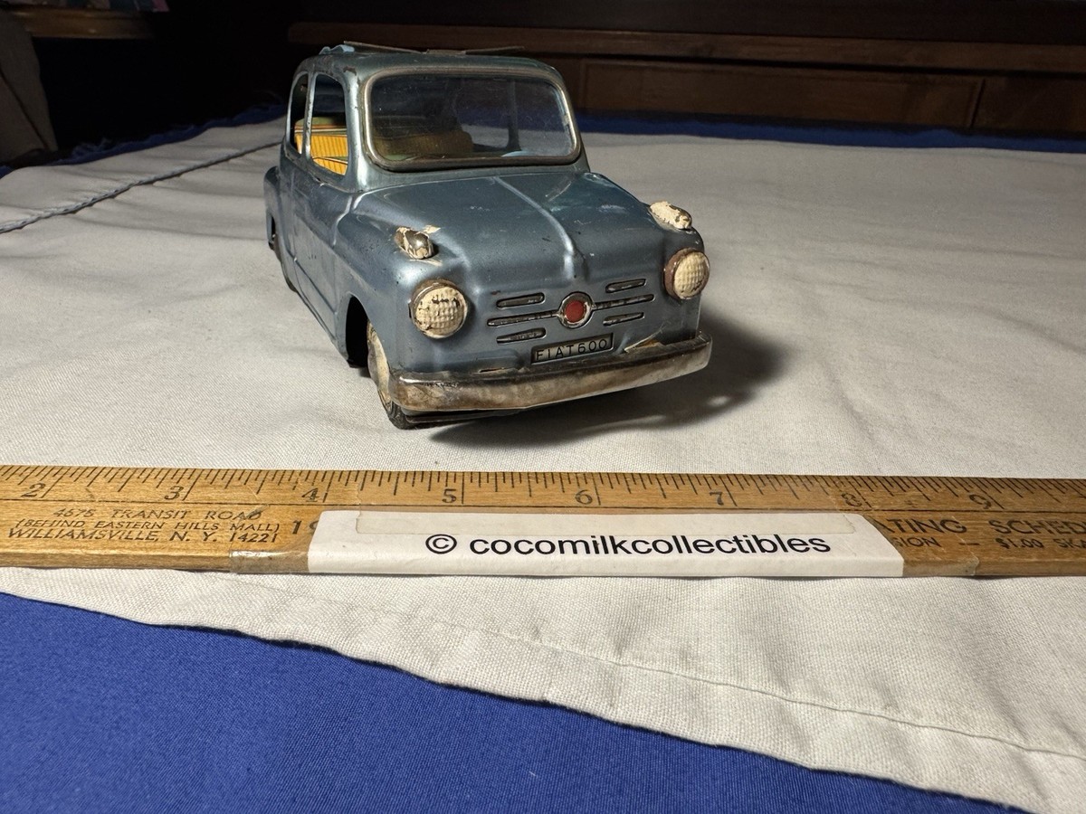 Bandai - Fiat 600 - 1959 - Japan - Voiture jouet en étain