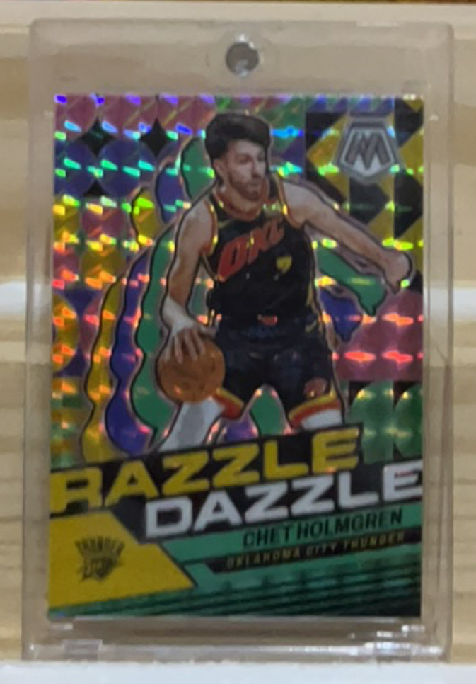 Chet Holmgren 2023-24 Panini Mosaic SP Razzle Dazzle Thunder
