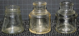 Ink Wells Assortment Vintage 1890's 1920's SANFORD'S/SHEAFFERS/blank