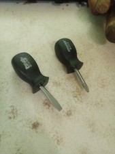 2 Pittsburg Stubby Screwdrivers - Flat and Ph...