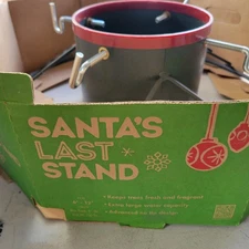 Santa's Last Stand Christmas Tree Stand Heavy Duty Large Water Capacity