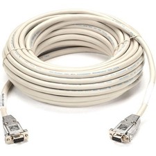 Black Box EYN257T-0025-FF DB-9 F/F Serial Null-Modem Cable 25ft Gray