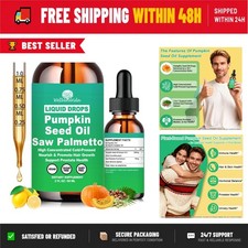 WellVeraVida Pumpkin Seed Oil with Saw Palmetto for Hair Growth