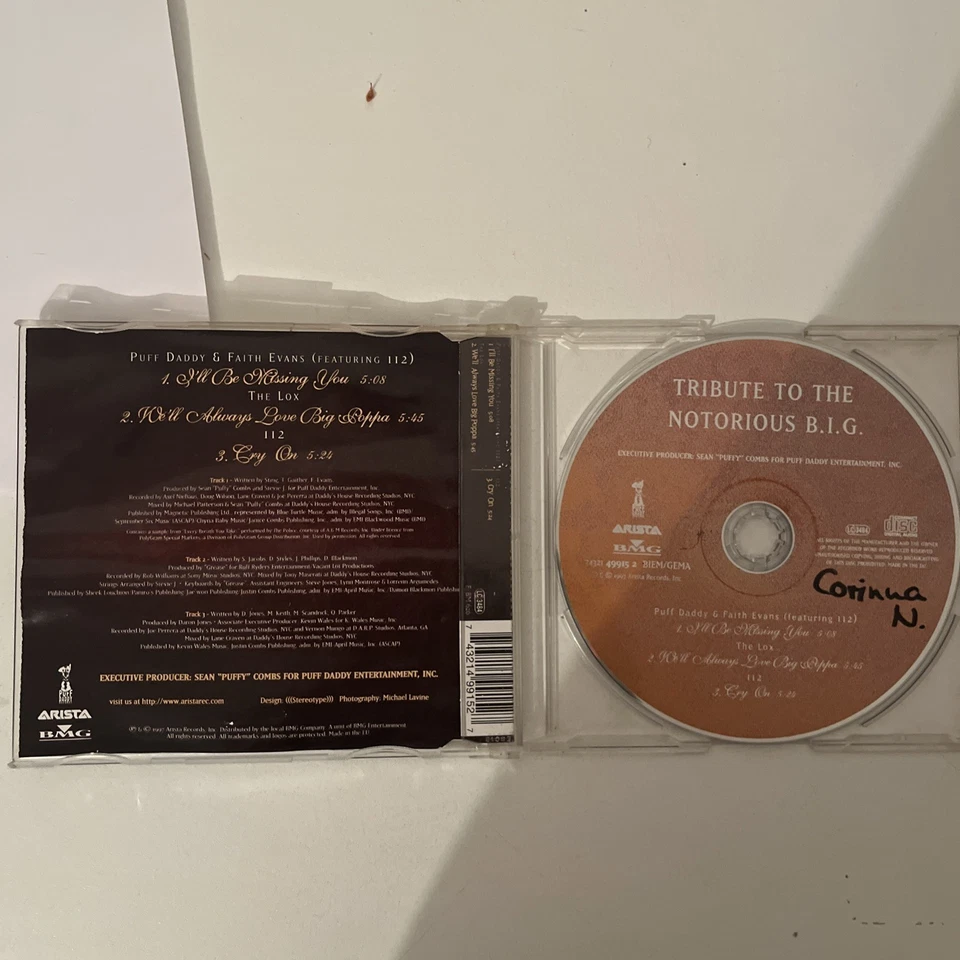 Puff Daddy - Tribute to the Notorious B.I.G - Single-CD (1997) - Bild 3 von 4