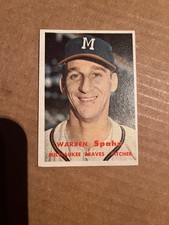 1957 Topps Warren Spahn #90 -NrMt