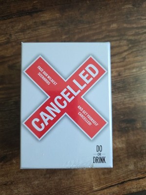 New! Fun Adult Party Game - CANCELLED - Roast Your Friends Night Card 3+ players