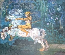 Raffaele De Rosa, Cavaliere - opera grafica numerata e firmata