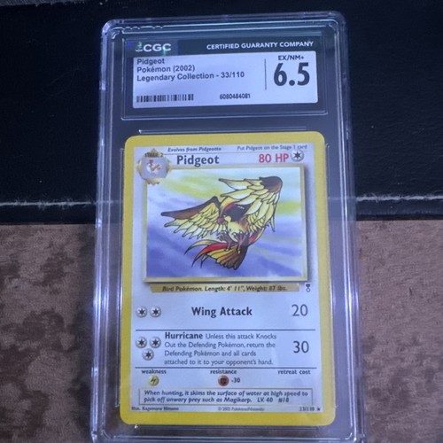 Pidgeot graded CGC 6.5 for sale on eBay